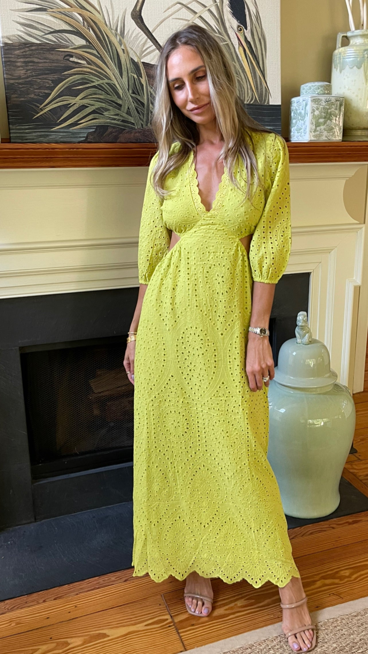 The Eyelet Basil Dress
